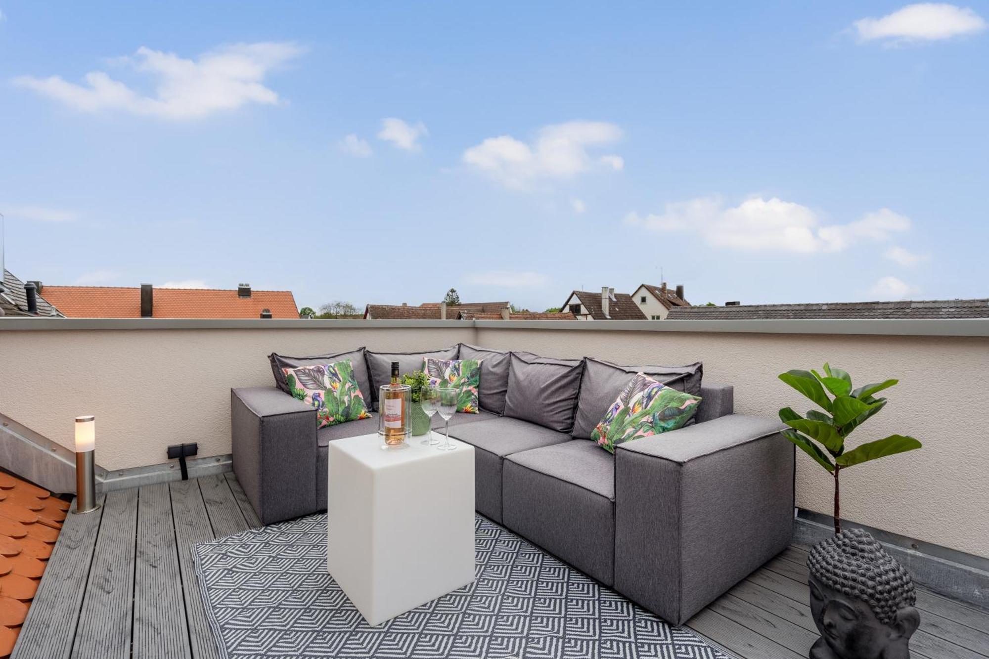 Namaste Homes - Ferienwohnung Mit Dachterrasse Bad Windsheim Exteriör bild